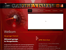 Tablet Screenshot of garagevisman.nl